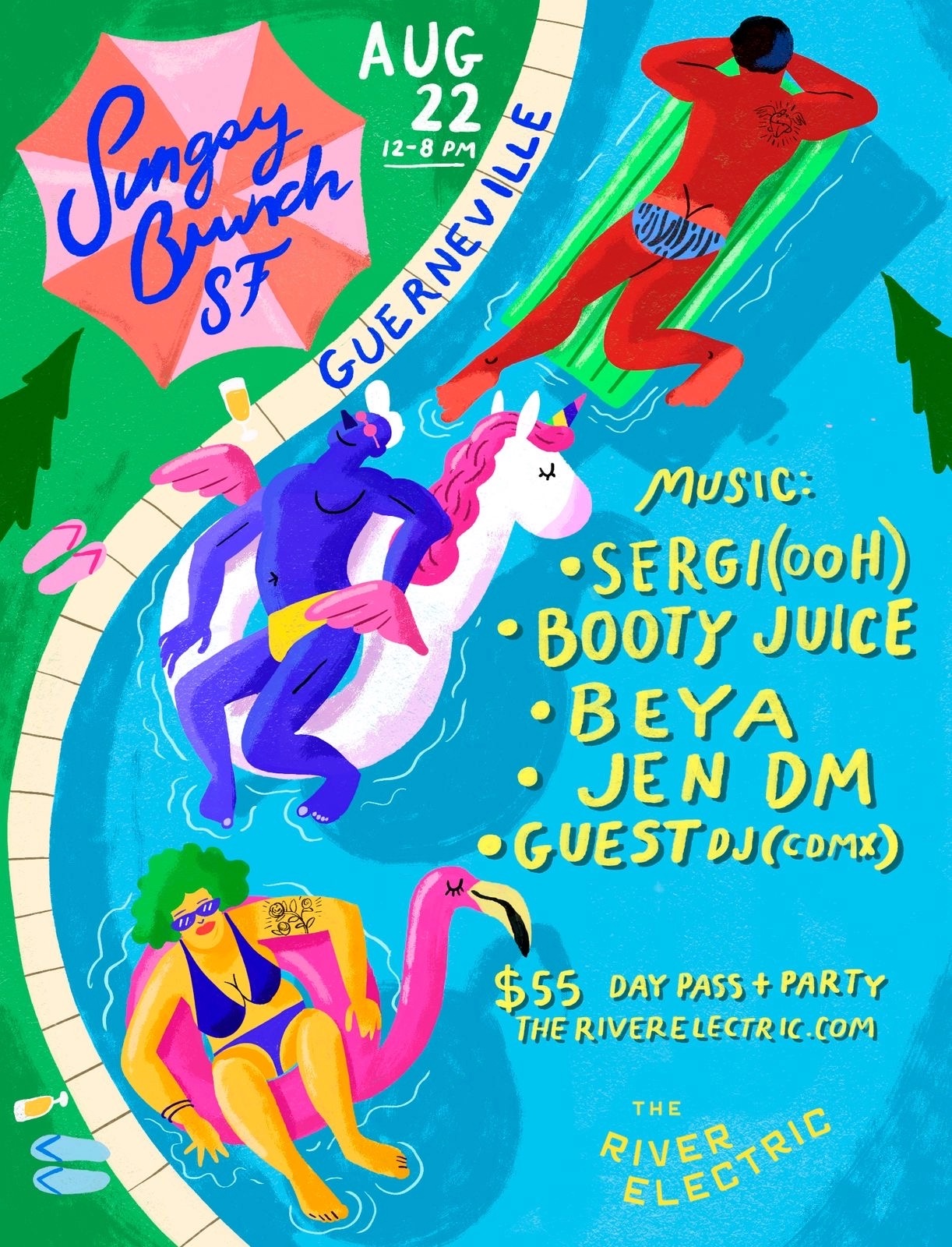 ADULTS ONLY WEEKEND – Saturday is hosted by SUNGAY BRUNCH
